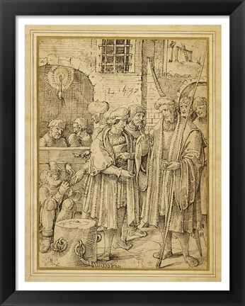 Framed Seven Acts of Mercy: Ransoming Prisoners Print