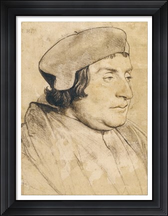 Framed Portrait of a Scholar or Cleric Print