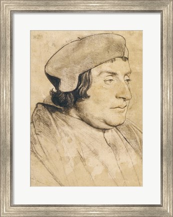 Framed Portrait of a Scholar or Cleric Print