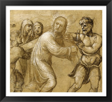 Framed Christ Carrying the Cross Print