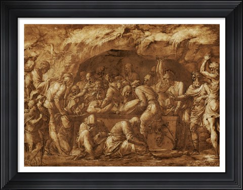 Framed Entombment Print