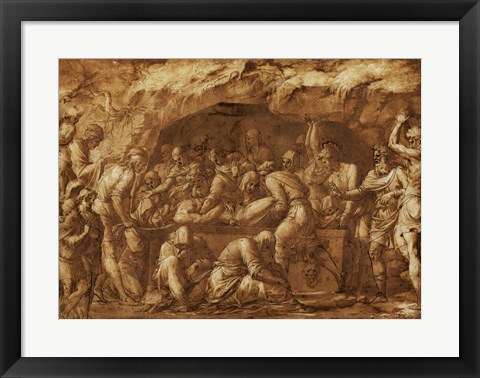 Framed Entombment Print