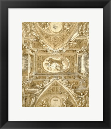 Framed Study for a Ceiling Print
