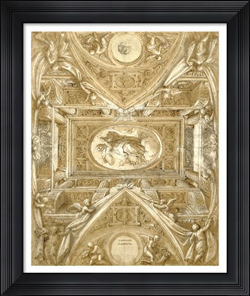 Framed Study for a Ceiling Print