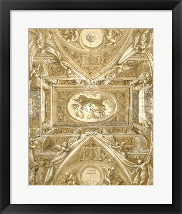 Framed Study for a Ceiling Print