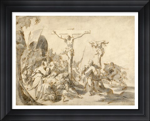 Framed Crucifixion Print