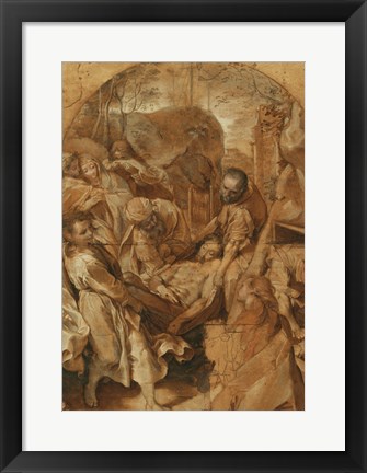 Framed Entombment Print