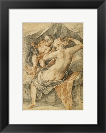 Framed Toilet of Venus Print