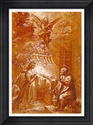 Framed Nativity Print