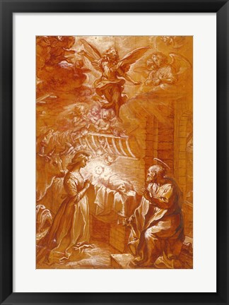 Framed Nativity Print