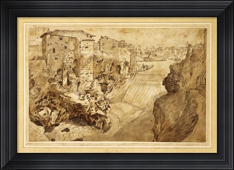 Framed View of Tivoli Print