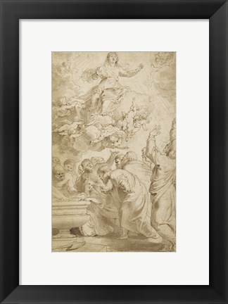 Framed Assumption of the Virgin Print