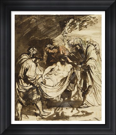 Framed Entombment Print