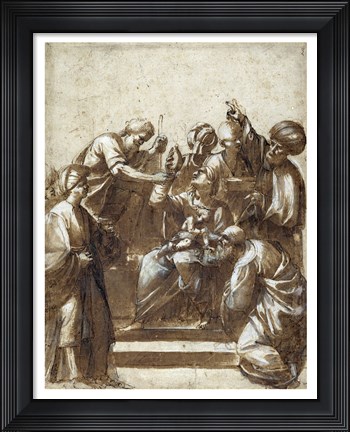 Framed Adoration of the Magi Print