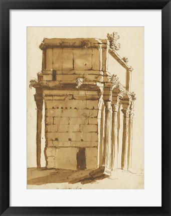 Framed Arch of Septimius Severus Print