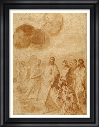 Framed Christ&#39;s Command to Saint Peter, Feed My Sheep Print