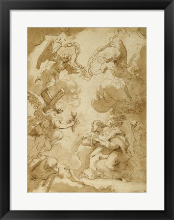Framed Agony in the Garden Print