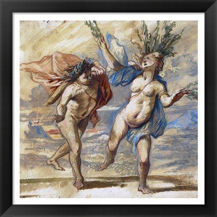 Framed Apollo and Daphne Print