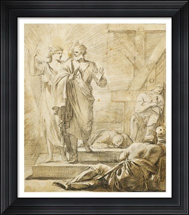 Framed Liberation of Saint Peter Print