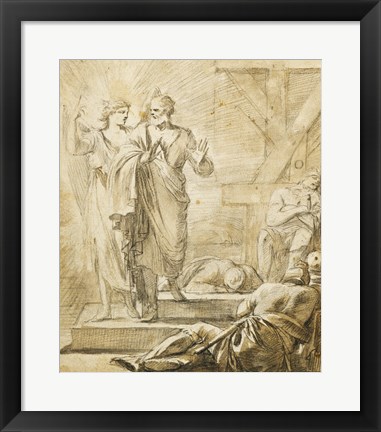 Framed Liberation of Saint Peter Print