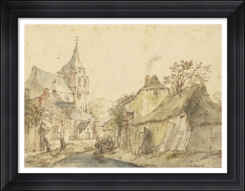Framed View of Eindhoven from the Northeast Print