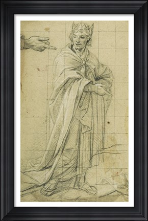 Framed Midas, King of Phrygia Print