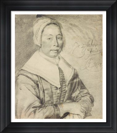 Framed Portrait of a Woman Print