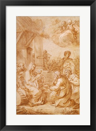 Framed Adoration of the Magi Print