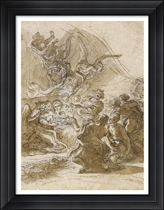 Framed Adoration of the Shepherds Print