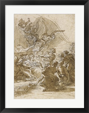 Framed Adoration of the Shepherds Print