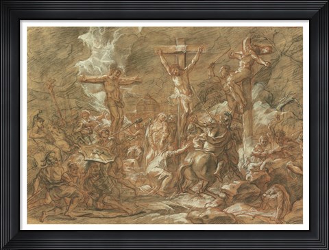 Framed Crucifixion Print