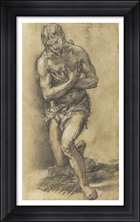 Framed Christ Baptized Print