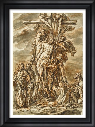 Framed Descent from the Cross Print