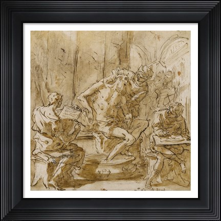 Framed Death of Seneca Print