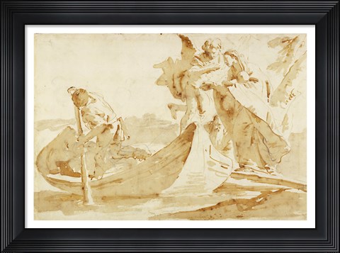 Framed Flight into Egypt Print