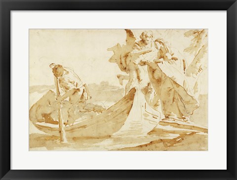 Framed Flight into Egypt Print