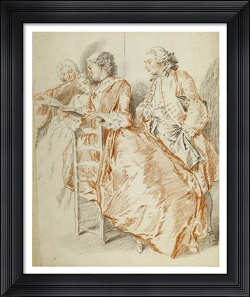Framed Music Party Print