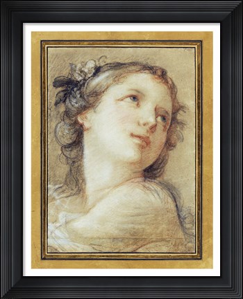 Framed Head of a Bacchante Print