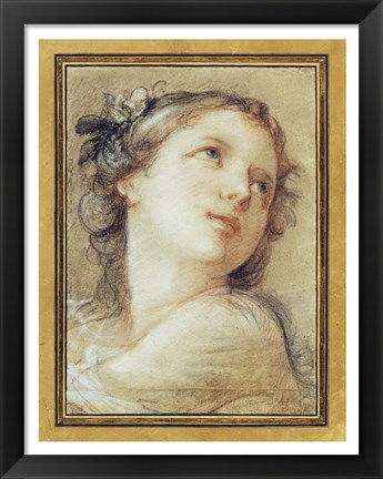 Framed Head of a Bacchante Print