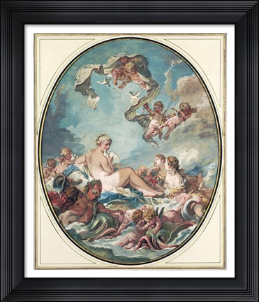 Framed Birth and Triumph of Venus Print