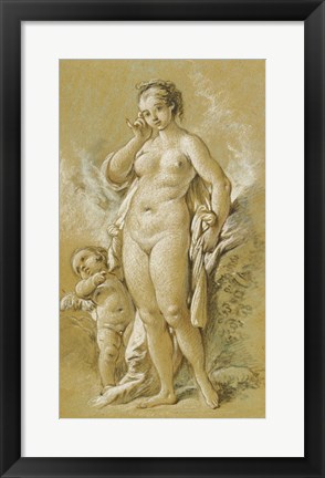 Framed Venus and Cupid Print