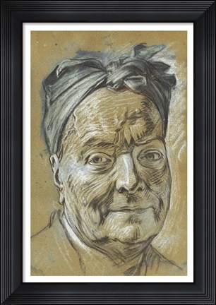 Framed Portrait of Louis de Silvestre Print