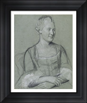 Framed Portrait of a Lady Print