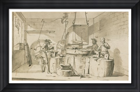 Framed Nail Makers Print