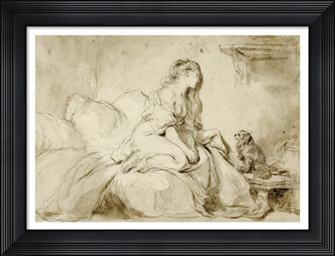 Framed Oh! If Only He Were As Faithful to Me Print