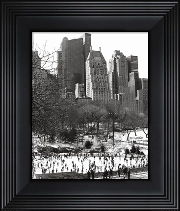 Framed Wollman Rink Print