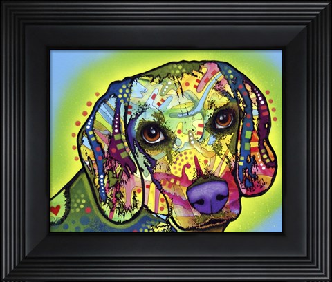 Framed Beagle Print