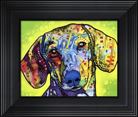 Framed Dachshund Print