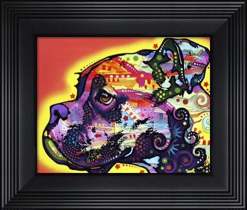 Framed Profile Boxer 1 Print