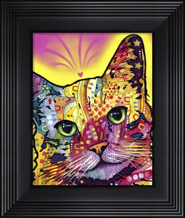 Framed Tilt Cat Print